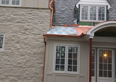 Copper Gutter Installation 