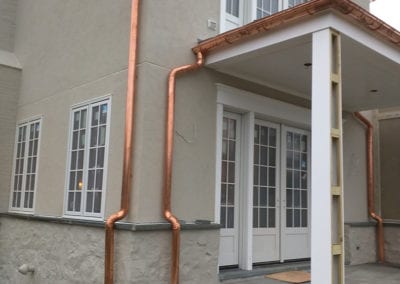 Copper Gutter Installation 